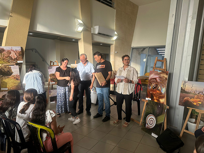 حفل توزيع الجوائز على المشاركين بمسابقة التصوير في وادي قانا